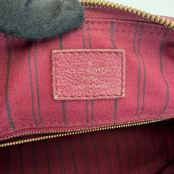 Louis Vuitton Plum Empreinte Speedy 25 Handbag Shoulder Bag - Picture 13 of 16